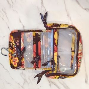 Vera Bradley Cosmetic / Jewelry Bag with Hanging Hook mini